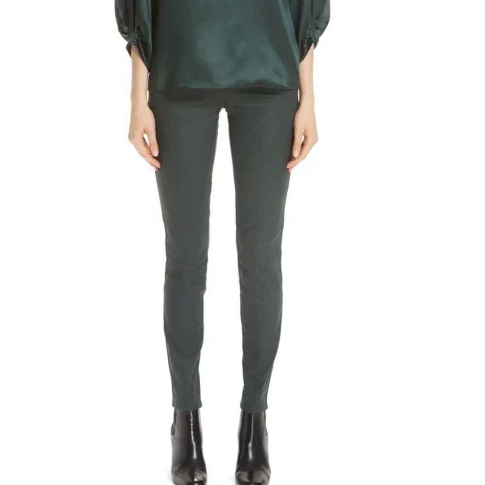 Lafayette 148 NY Mercer Coated Skinny Jeans 14 NWT